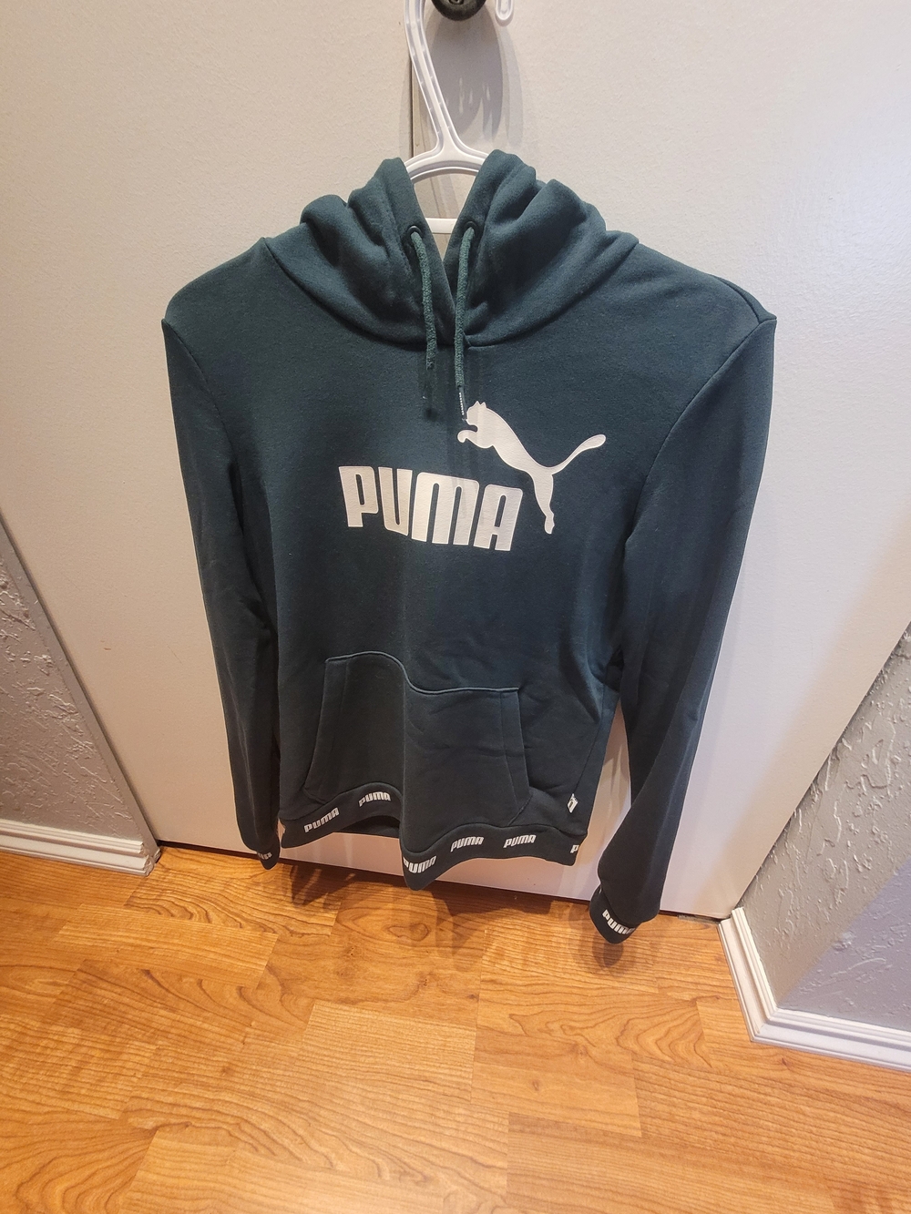 Puma Dark Green Pullover Hoodie